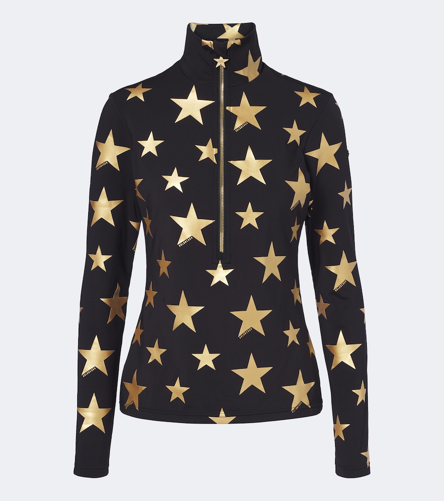 Hikari Printed Half-Zip Ski Top