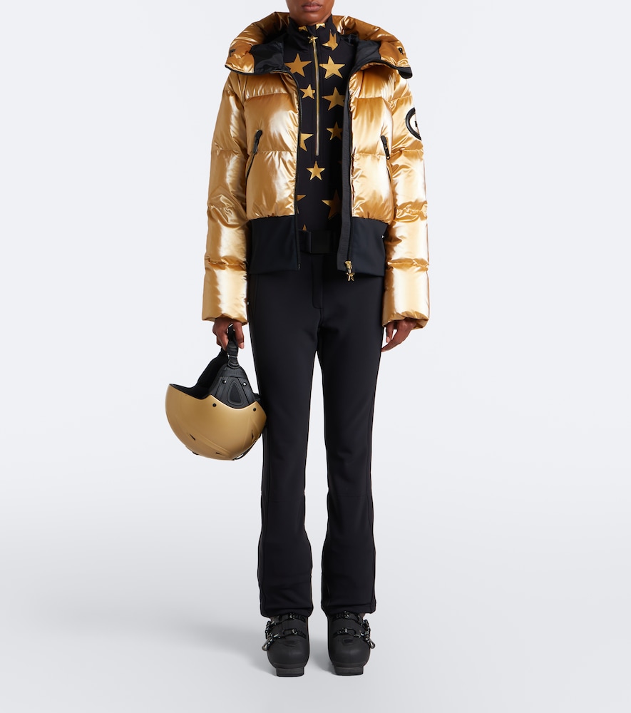 Hikari Printed Half-Zip Ski Top