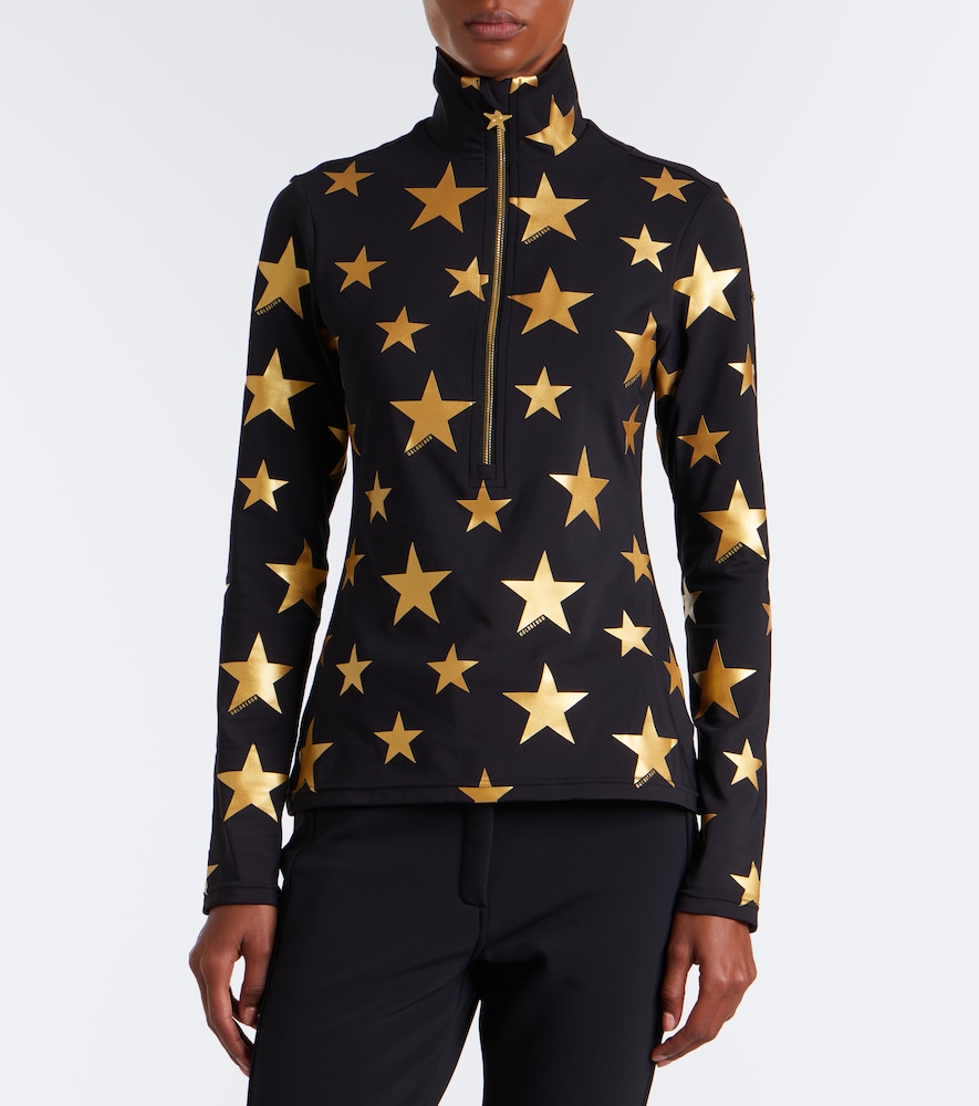 Hikari Printed Half-Zip Ski Top
