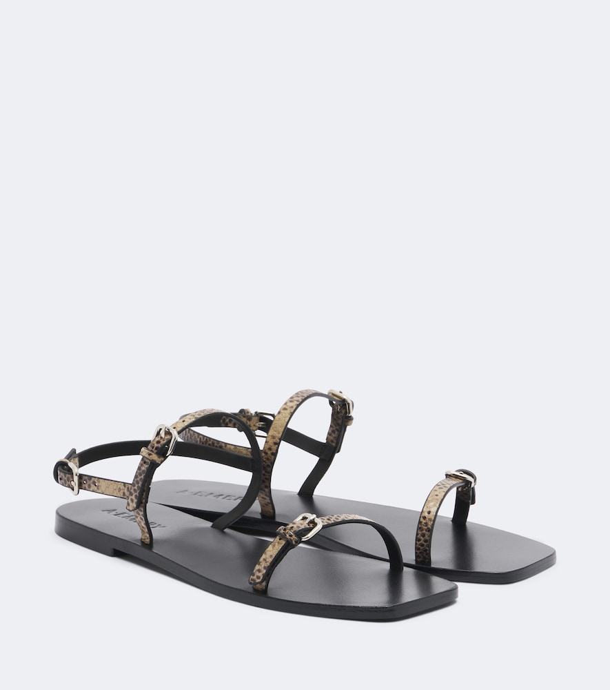 Adley Snake-Effect Sandals