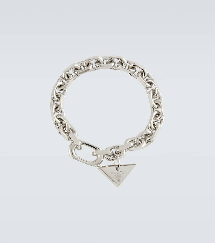 Prada Sterling silver chainlink bracelet