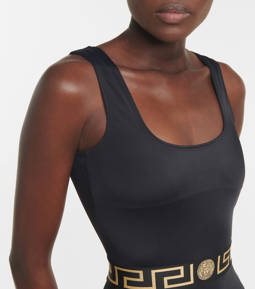  Versace Versace Greca Printed Swimsuit 