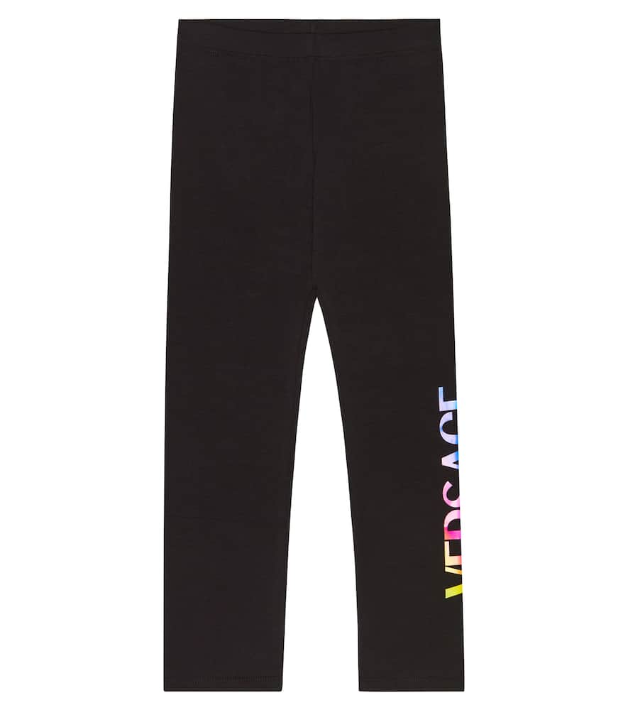 Versace Kids Printed jersey leggings
