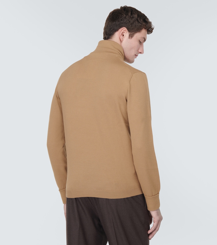  Zegna Zegna Rollkragenpullover Aus Wolle 