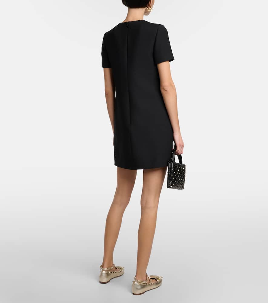 Valentino Vgold Shift Dress In Black