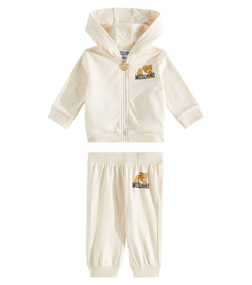 Moschino Kids Baby printed cotton tracksuit