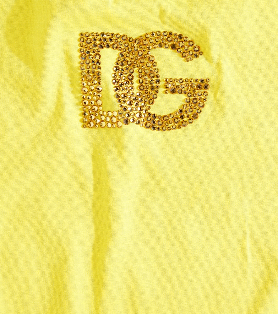 Dolce & Gabbana Dg Cotton Jersey T-shirt In Multicoloured