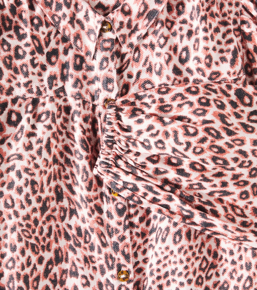  Scotch & Soda Kids Scotch & Soda Kids Bedrucktes Hemdblusenkleid Aus Baumwollflanell 