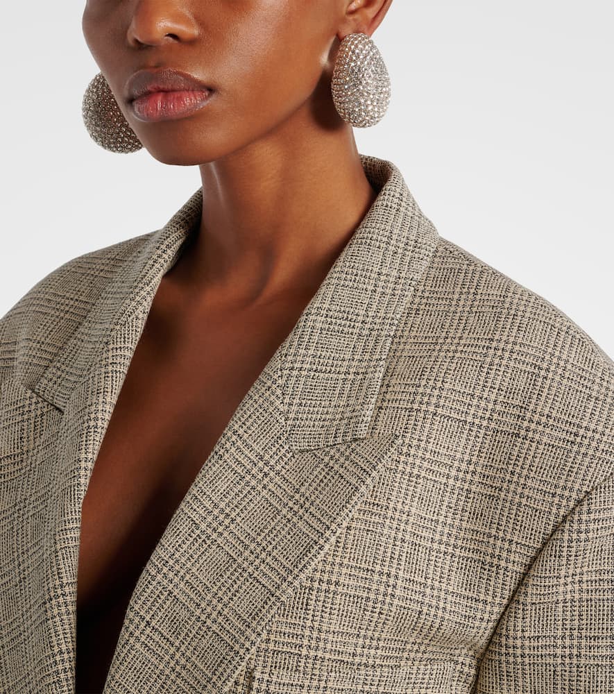 Isabel Marant Enjoy Embellished Earrings In Silver