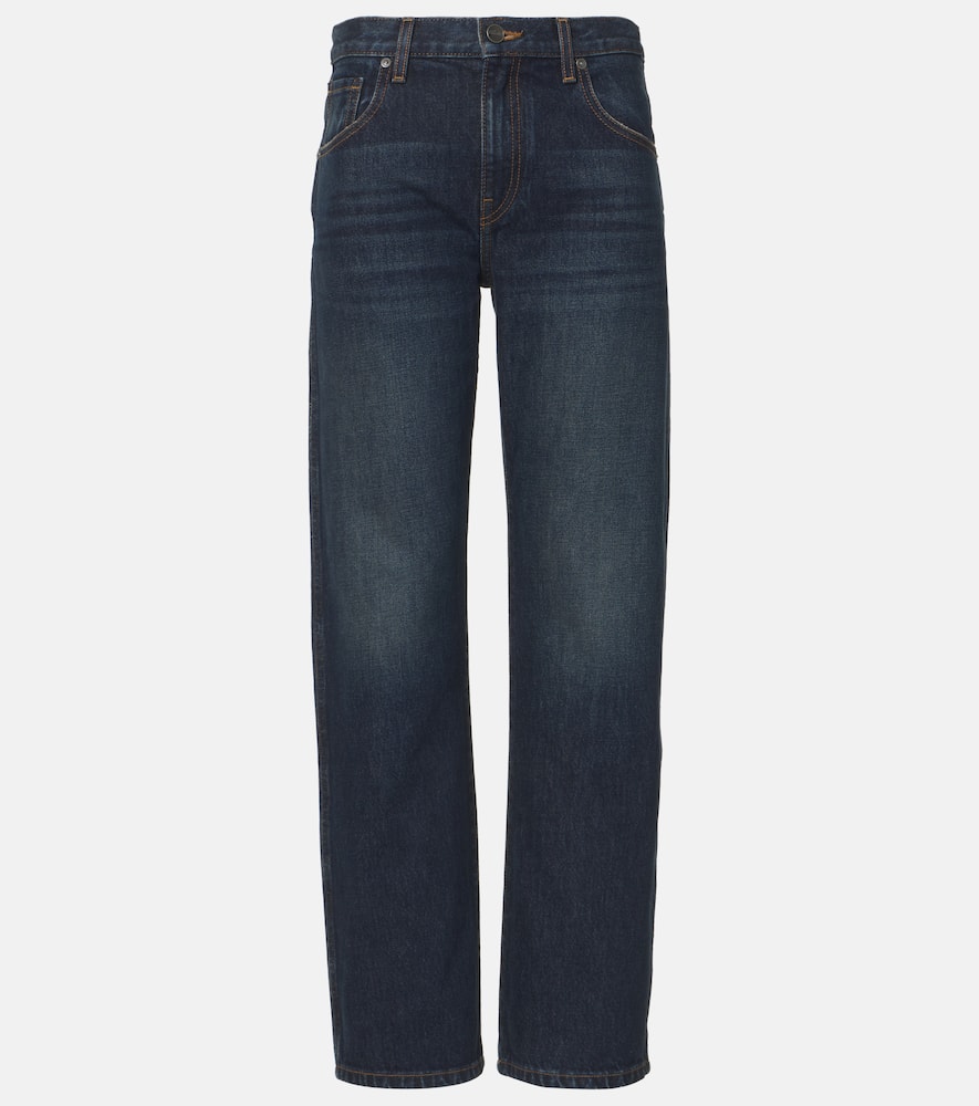 Kerrie mid-rise wide-leg jeans