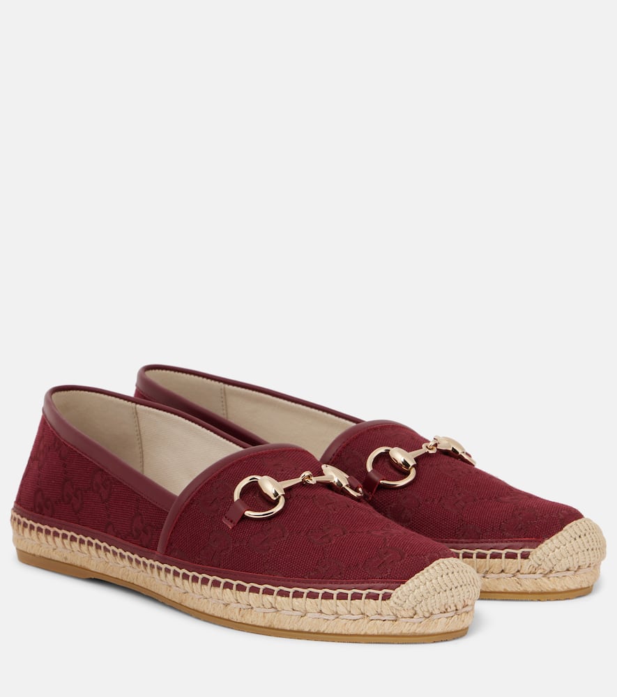 Horsebit GG Canvas espadrilles