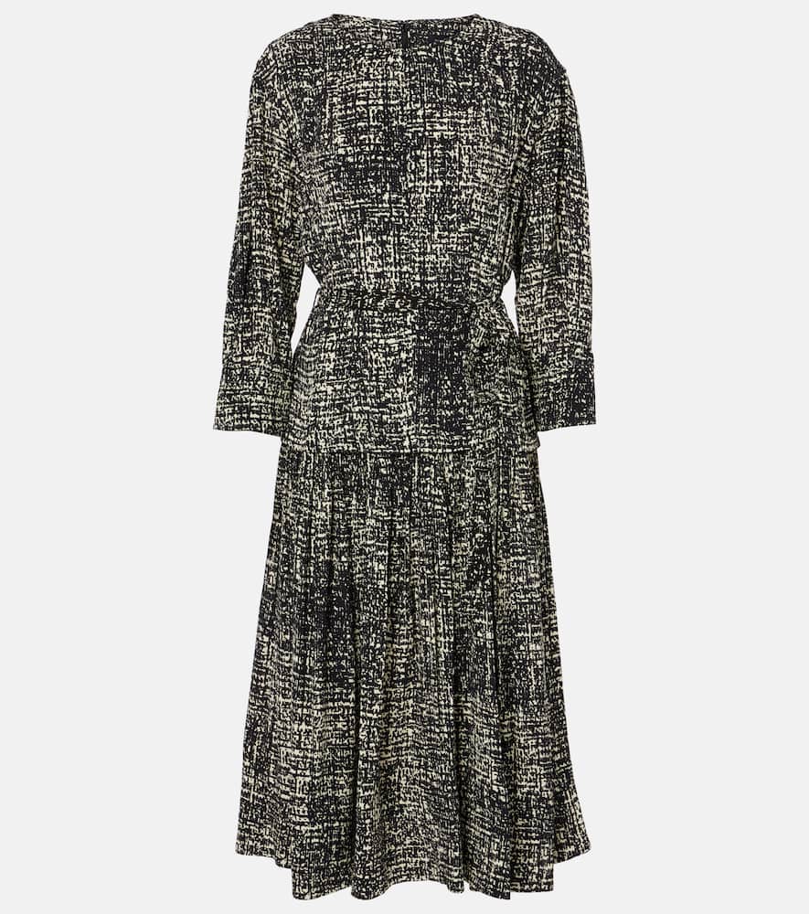 Harlow printed crêpe midi dress
