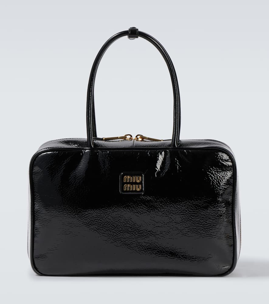 Miu Miu Beau patent leather tote bag