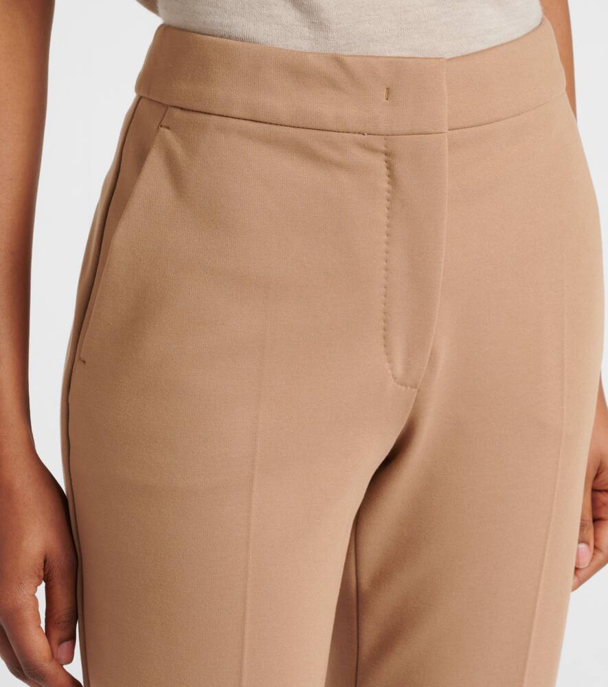 Max Mara Pegno Slim Pants In Brown
