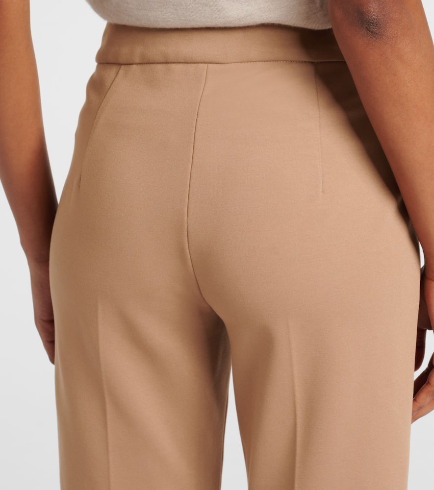 Max Mara Pegno Slim Pants In Brown