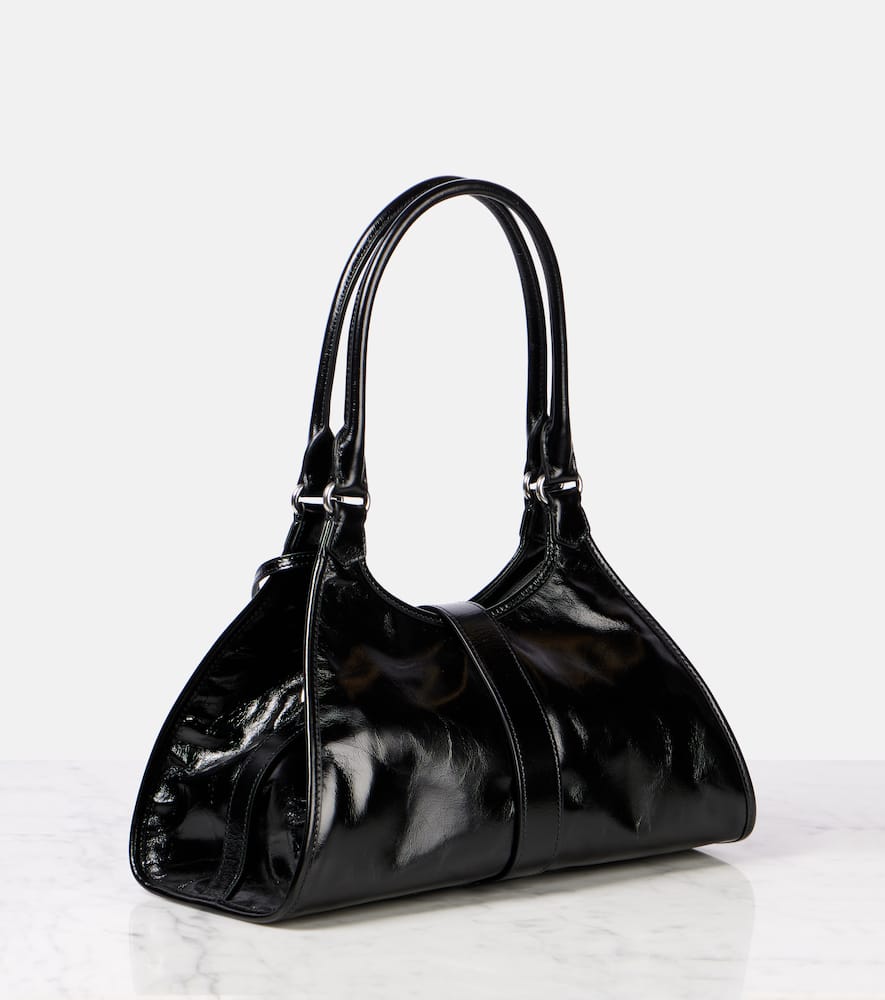 Prada Borsa Shopping Media In Pelle Nera Donna In Schwarz