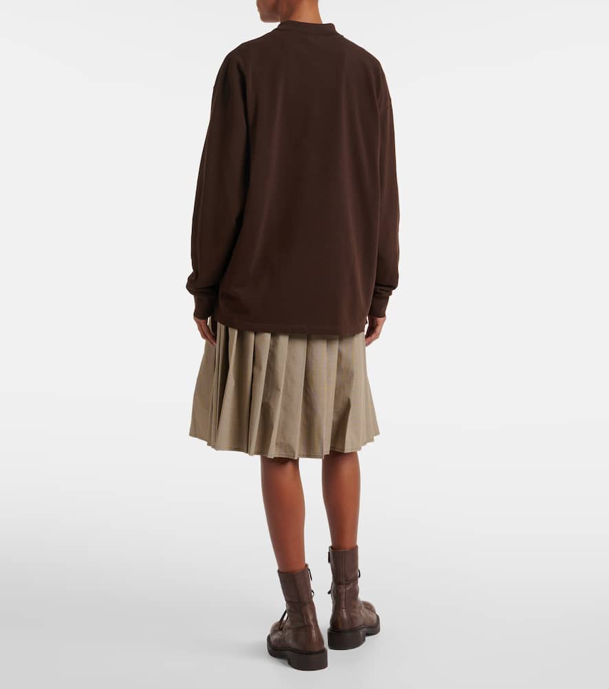 Miu Miu Polo - Rojo In Brown