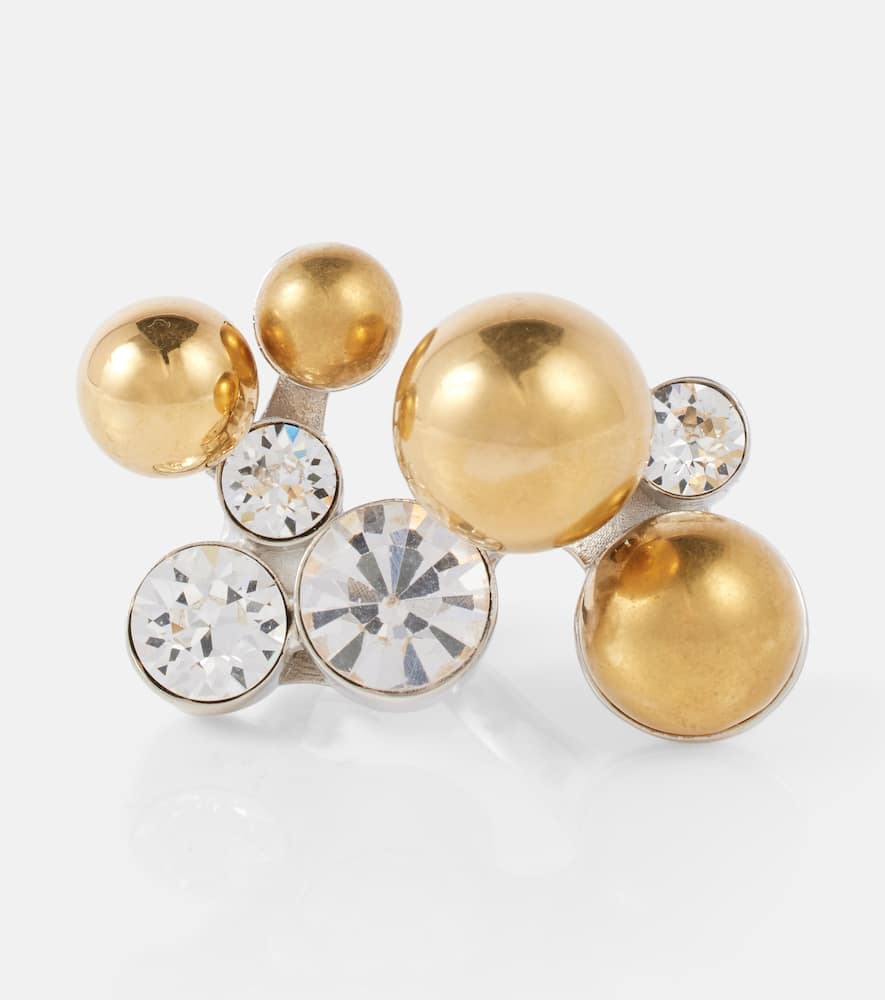 Crystal-embellished ring
