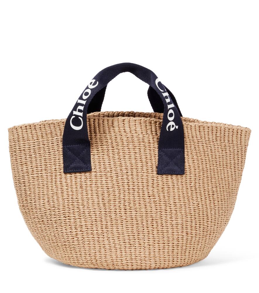 Chloé Kids Logo paper basket bag