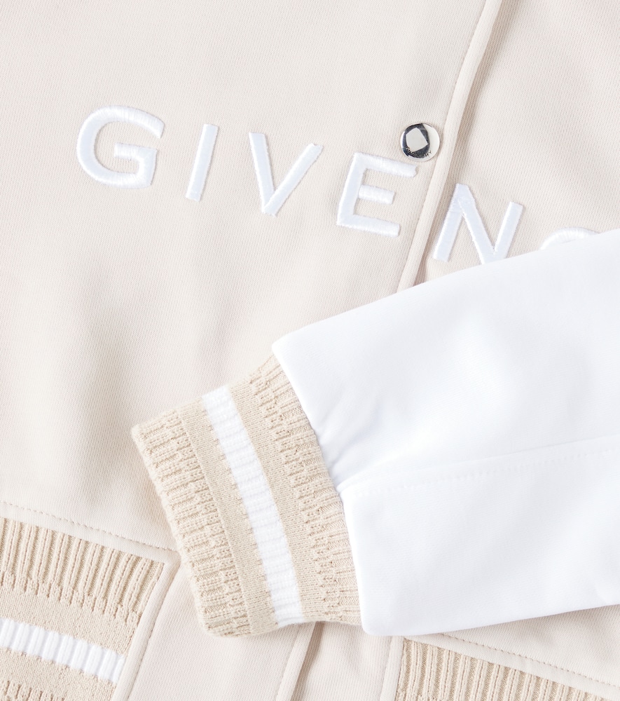 Givenchy Collegejacke Aus Einem Baumwollgemisch In Weiss
