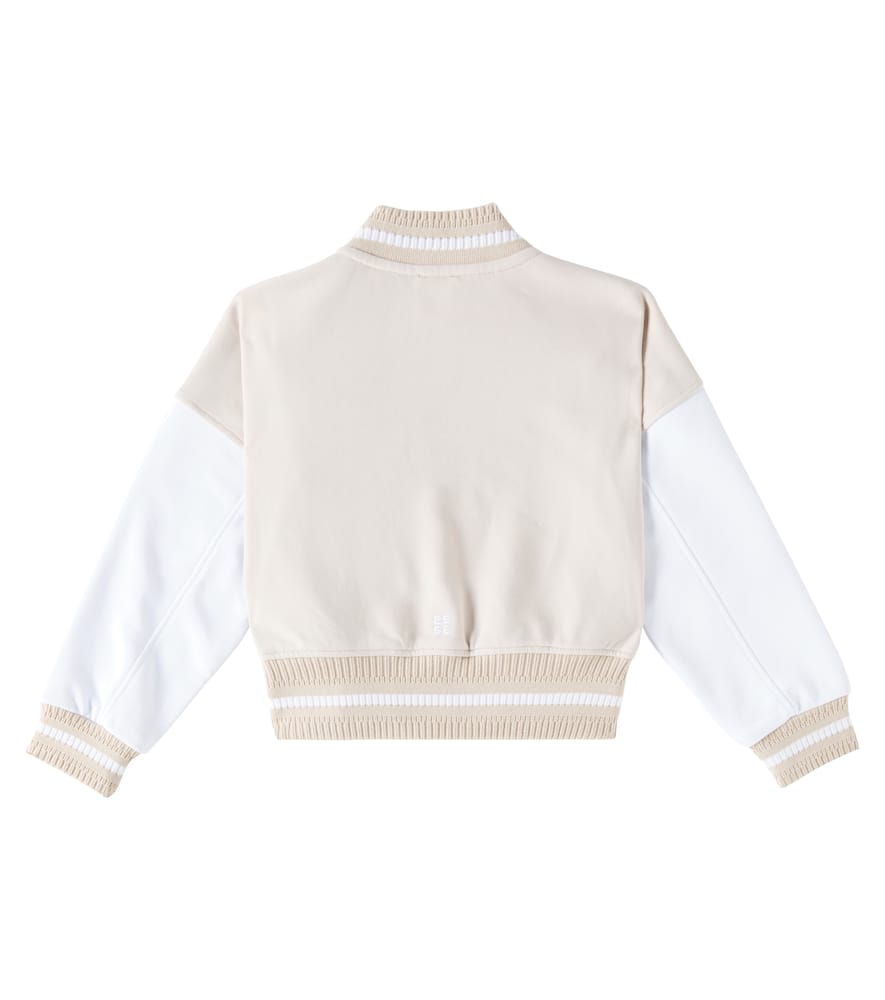 Givenchy Collegejacke Aus Einem Baumwollgemisch In Weiss