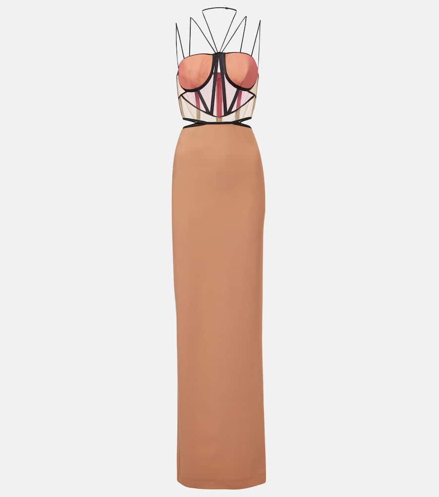Leila bustier gown
