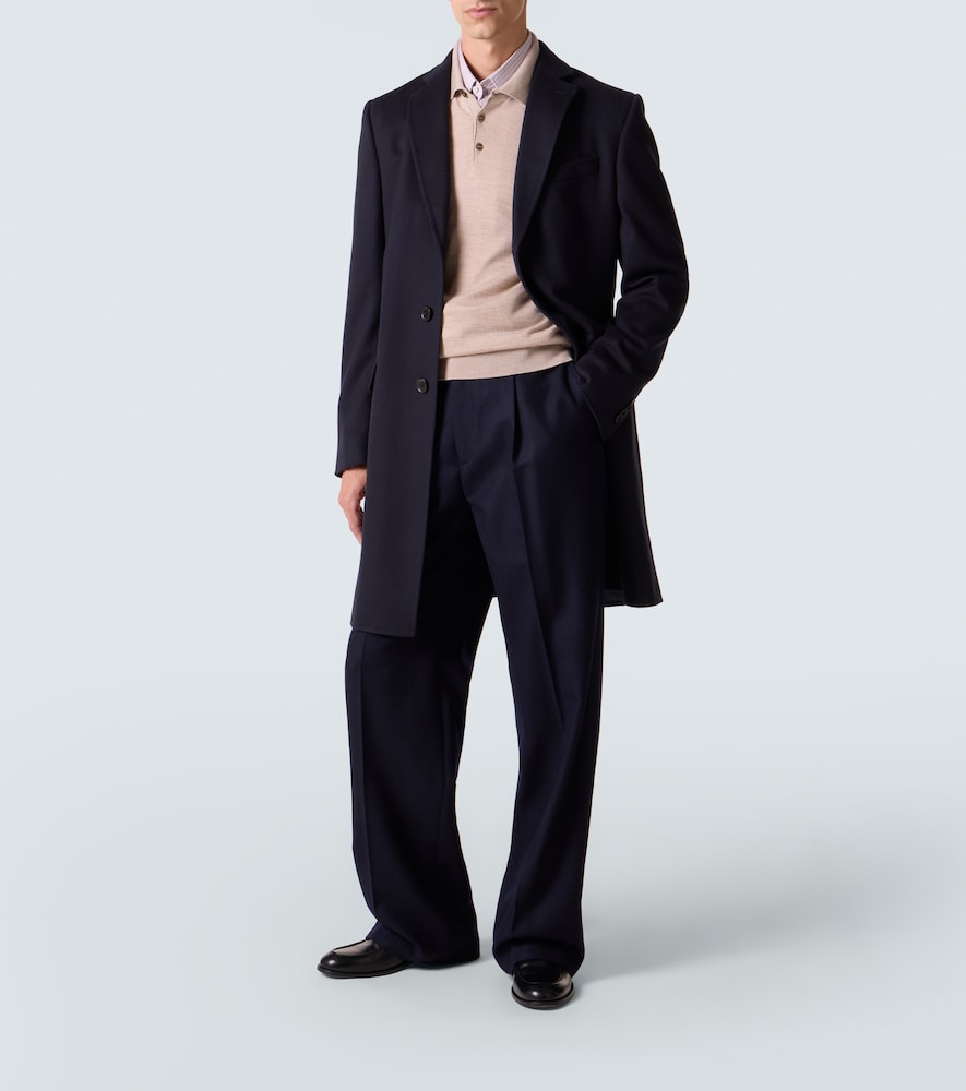  Zegna Zegna Wool And Cashmere-blend Coat 