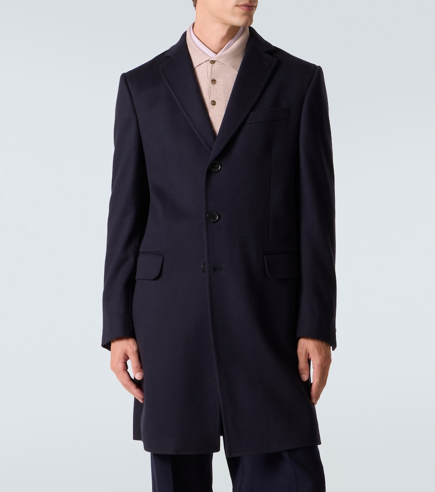  Zegna Zegna Wool And Cashmere-blend Coat 