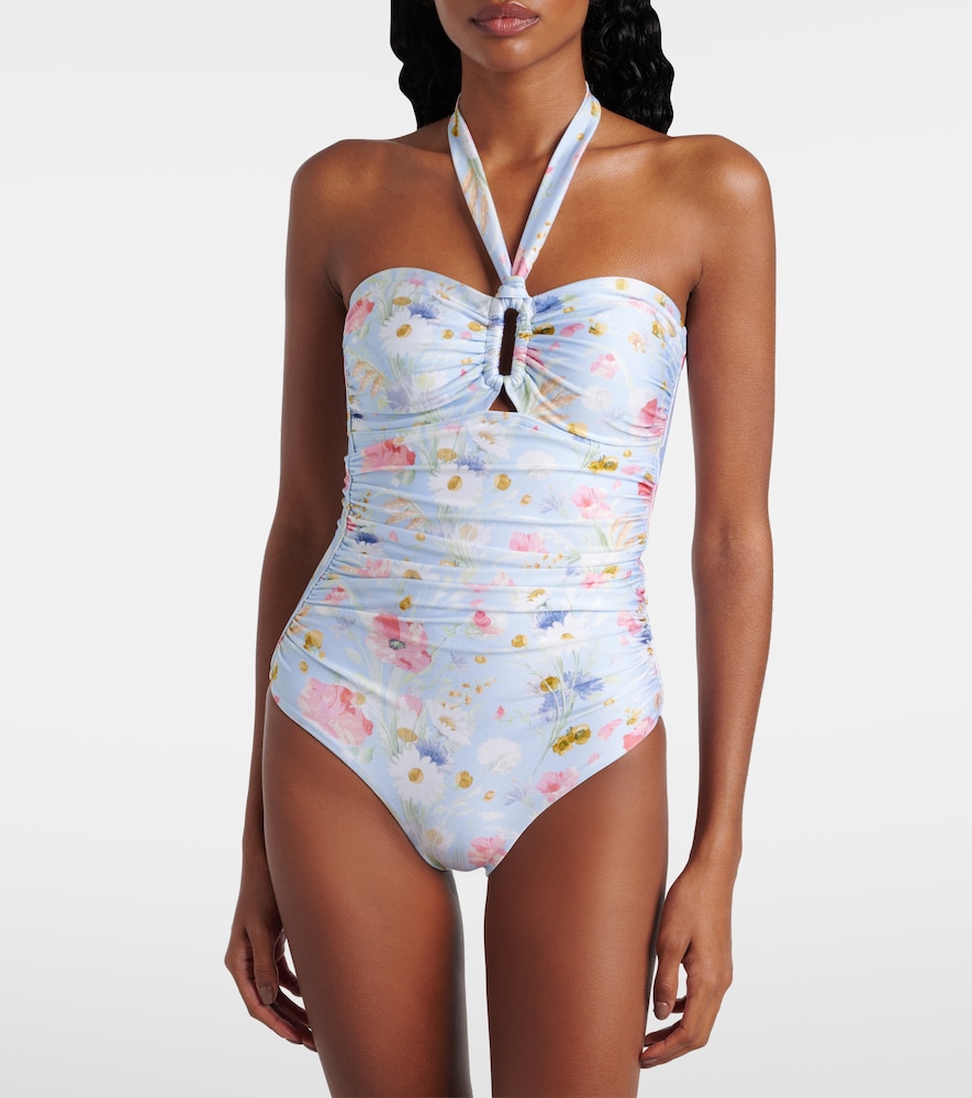 Zimmermann Lucky floral swimsuit