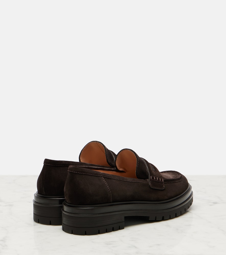 Davis Suede Penny Loafers