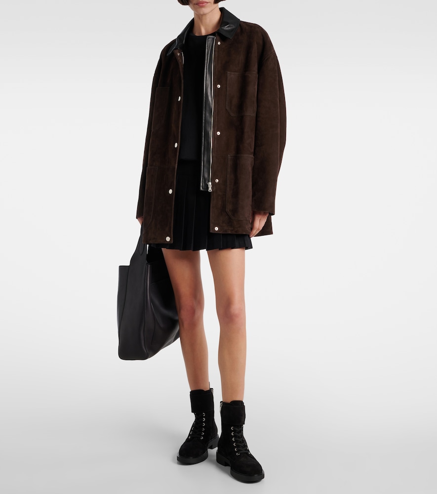  Gianvito Rossi Gianvito Rossi Ripley Suede Combat Boots 