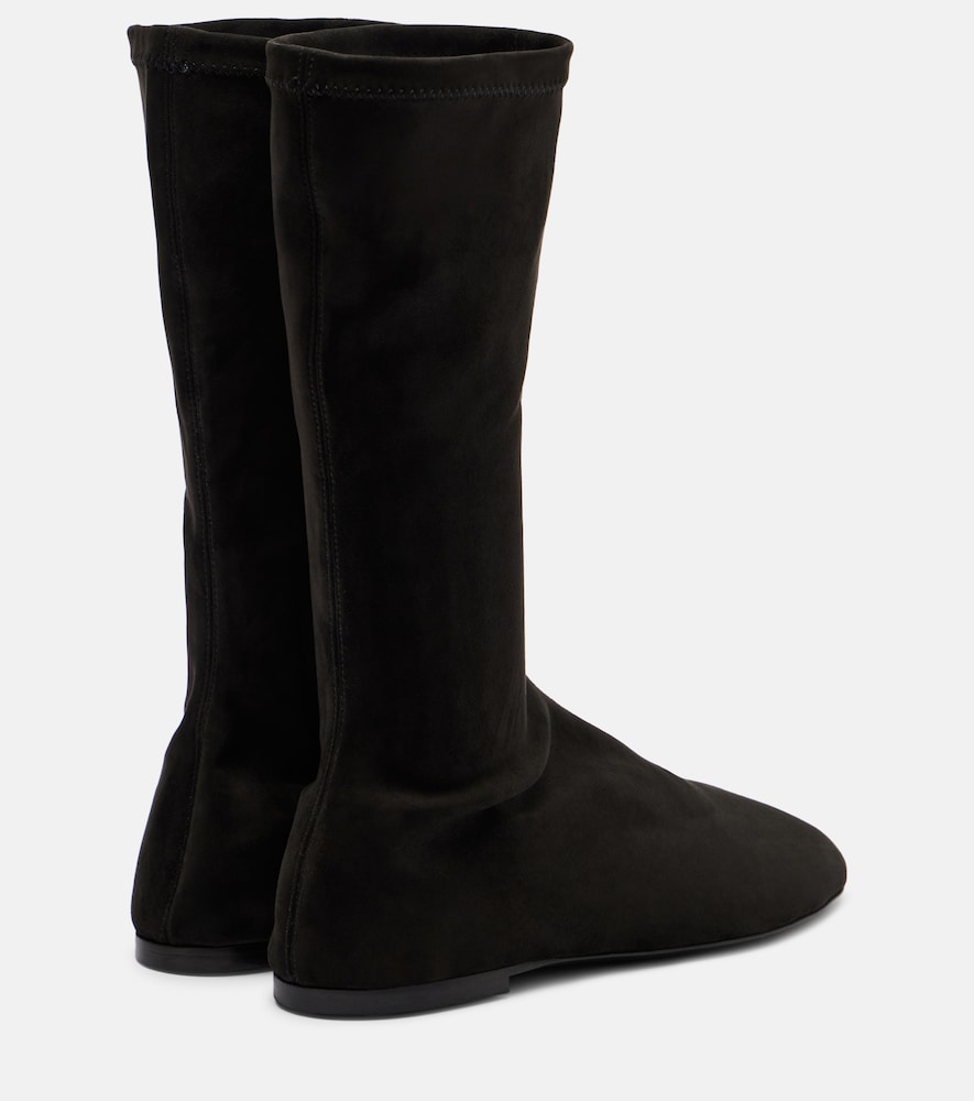 Tee Suede Sock Boots