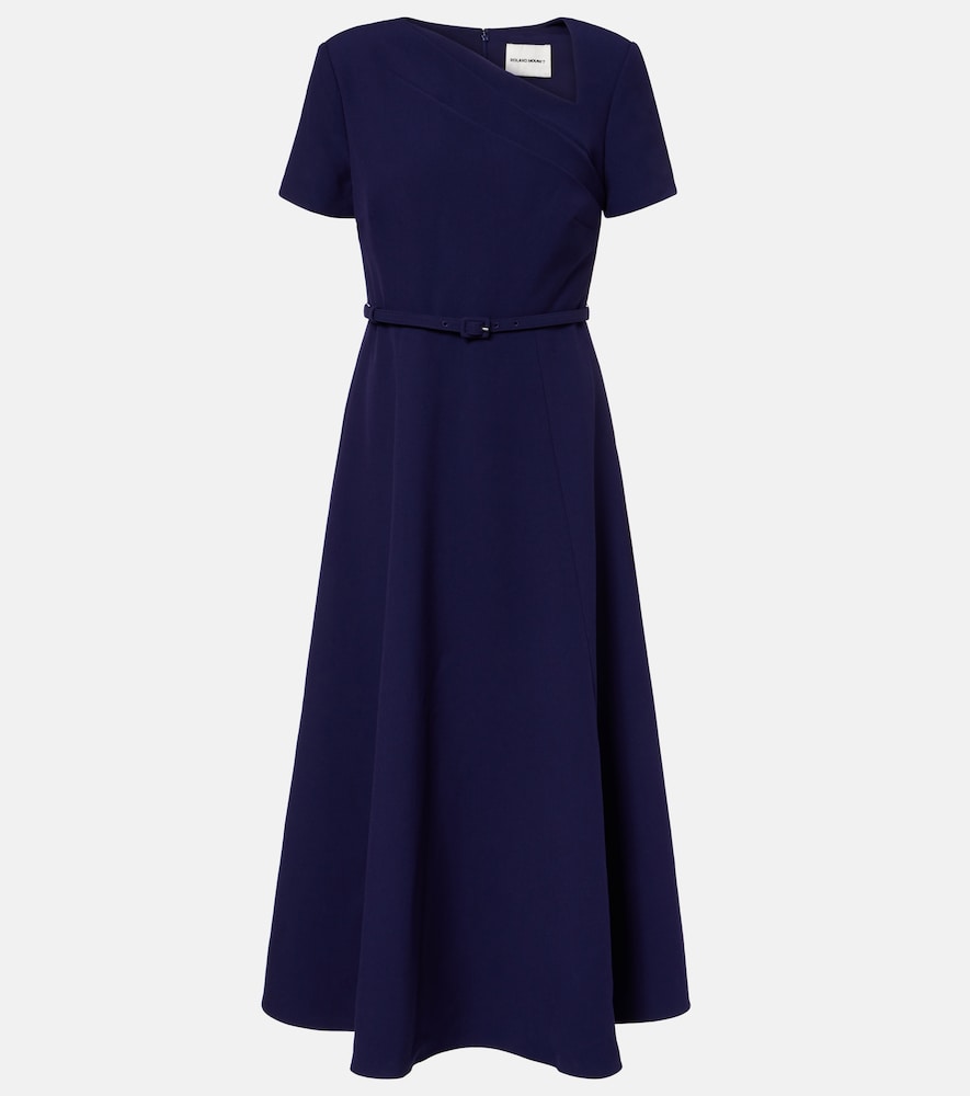 Roland Mouret Robe midi asymétrique en crêpe