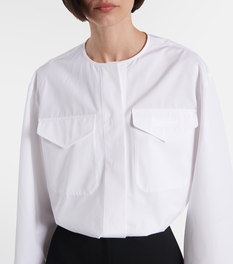  Givenchy Givenchy Cropped-hemd Aus Baumwollpopeline 