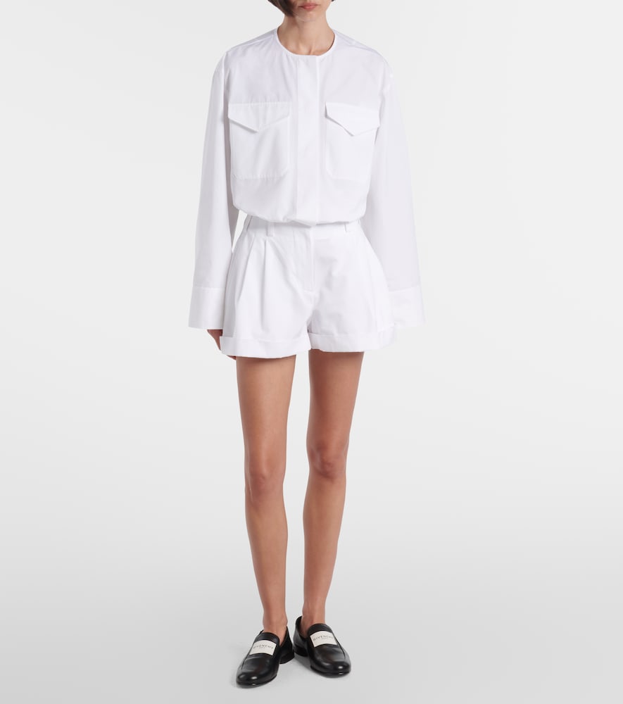  Givenchy Givenchy Cropped-hemd Aus Baumwollpopeline 