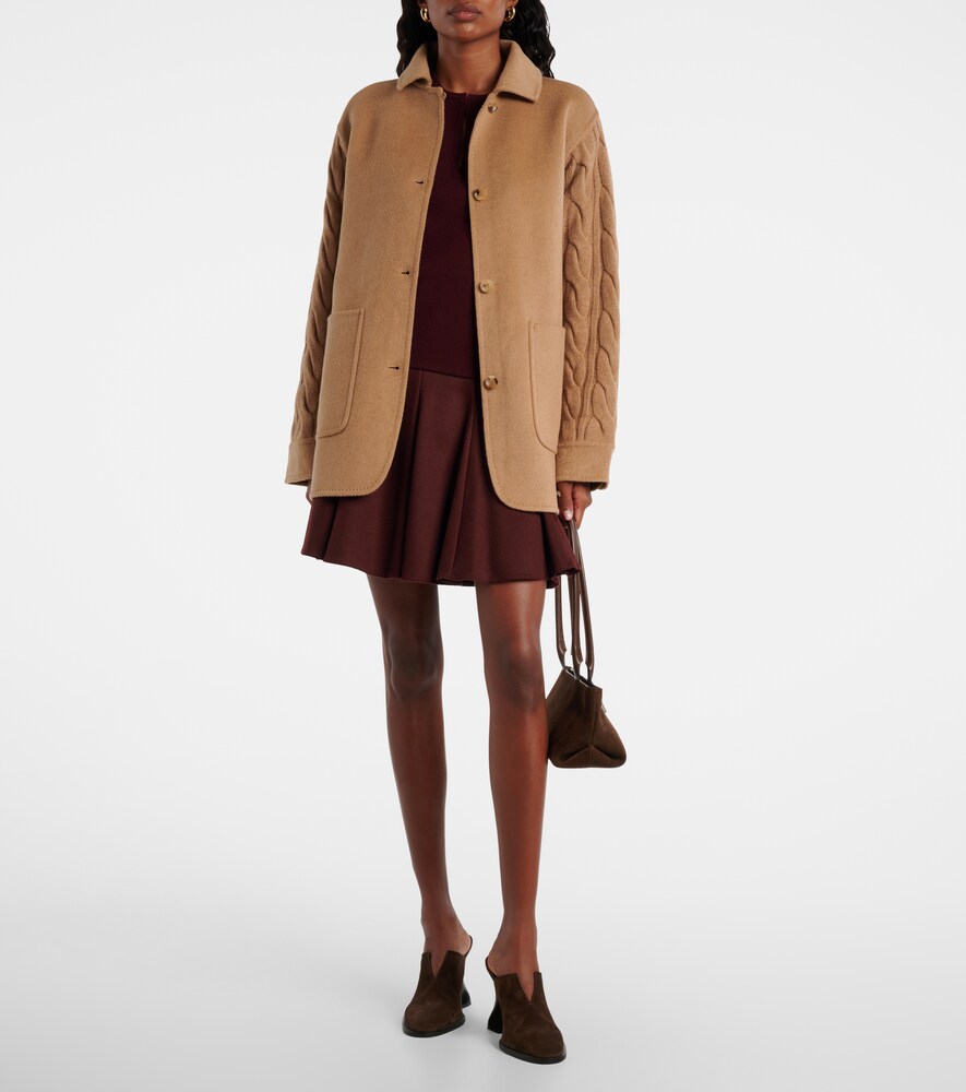 Max Mara Camel hair miniskirt