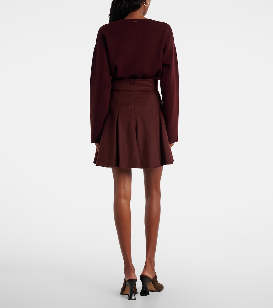  Max Mara Max Mara Camel Hair Miniskirt 