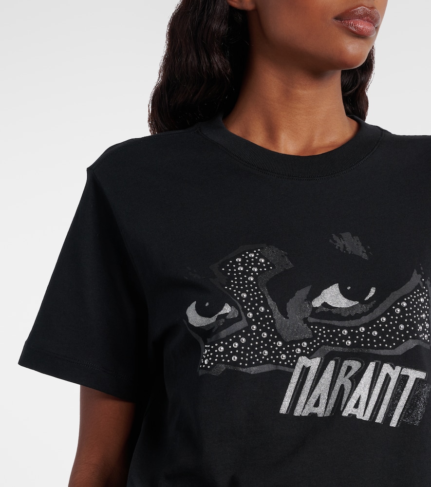 Zoeline Printed Cotton Jersey T-Shirt