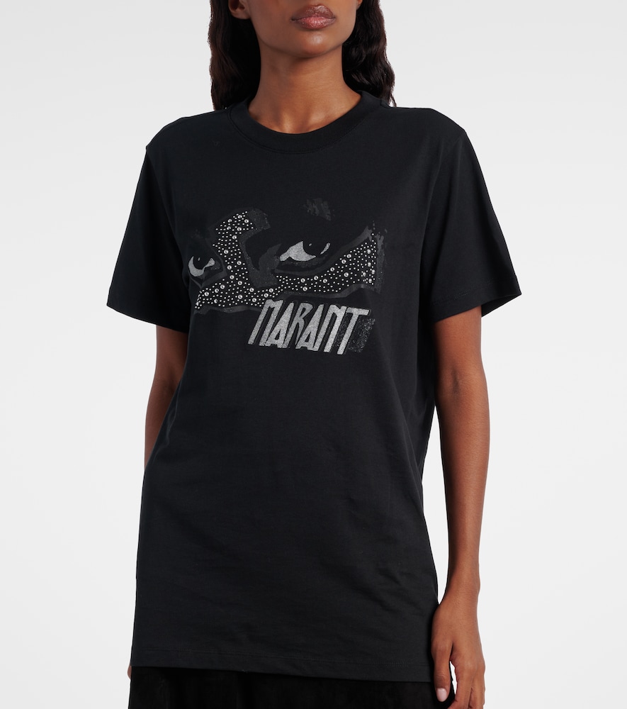 Zoeline Printed Cotton Jersey T-Shirt