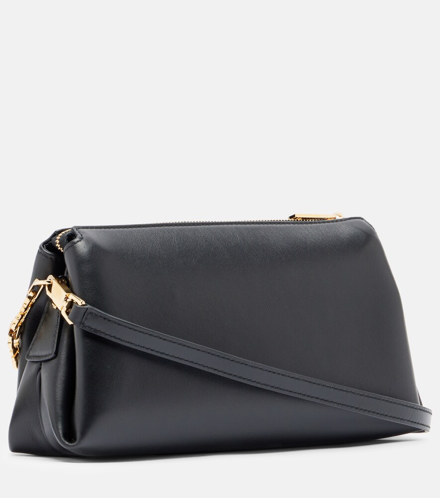  Ferragamo Ferragamo Gancini Mini Leather Shoulder Bag 