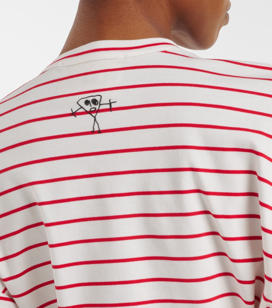 Striped Cotton Jersey T-Shirt