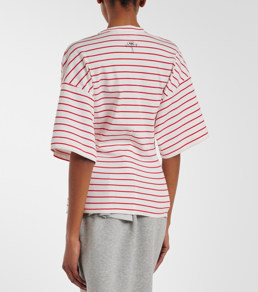  Plan C Plan C Striped Cotton Jersey T-shirt 