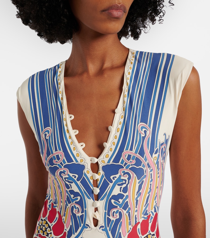  La Doublej La Doublej Tutto Suit Printed Swimsuit 