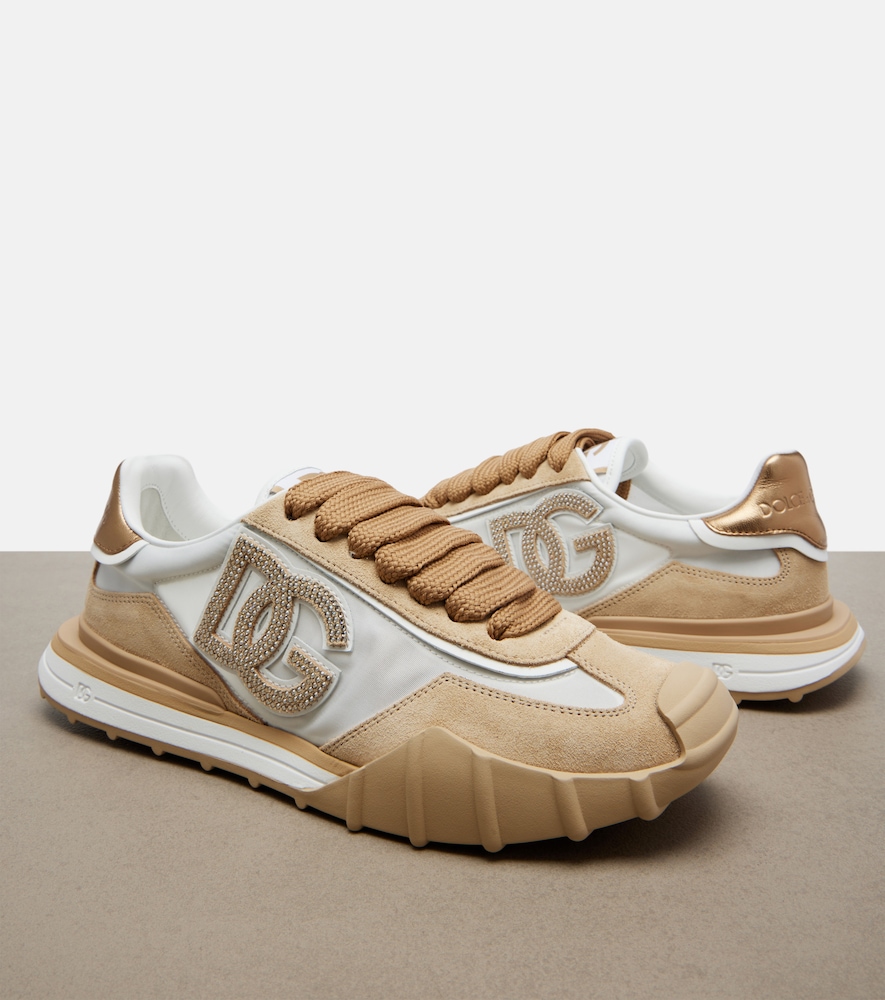  Dolce&gabbana Dolce&gabbana Sneakers Dg Athletic Mit Veloursleder 
