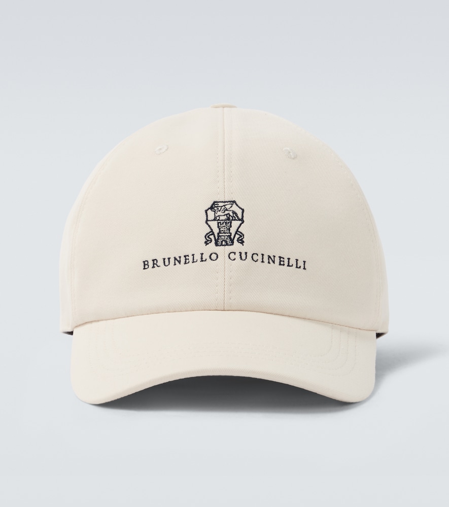 BRUNELLO CUCINELLI Brunello Cucinelli Logo cotton gabardine baseball cap　Brunello Cucinelli ロゴ コットンギャバジン ベースボール キャップ