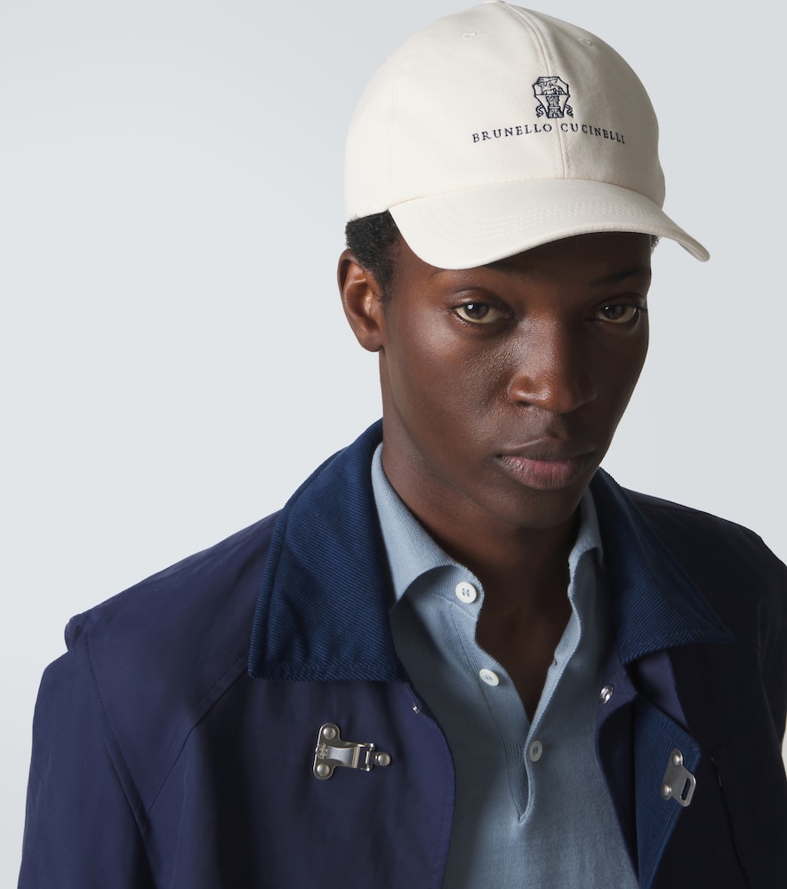  Brunello Cucinelli Brunello Cucinelli Baseballcap Aus Baumwoll-gabardine 