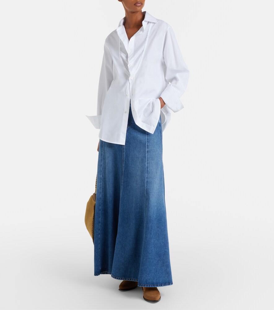 AG Jeans Tula denim maxi skirt