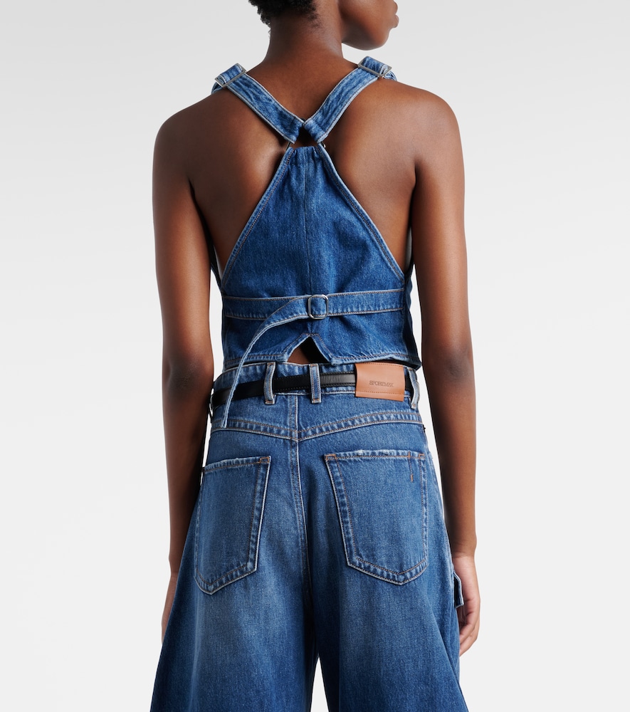  Sportmax Sportmax Dama Denim Vest 