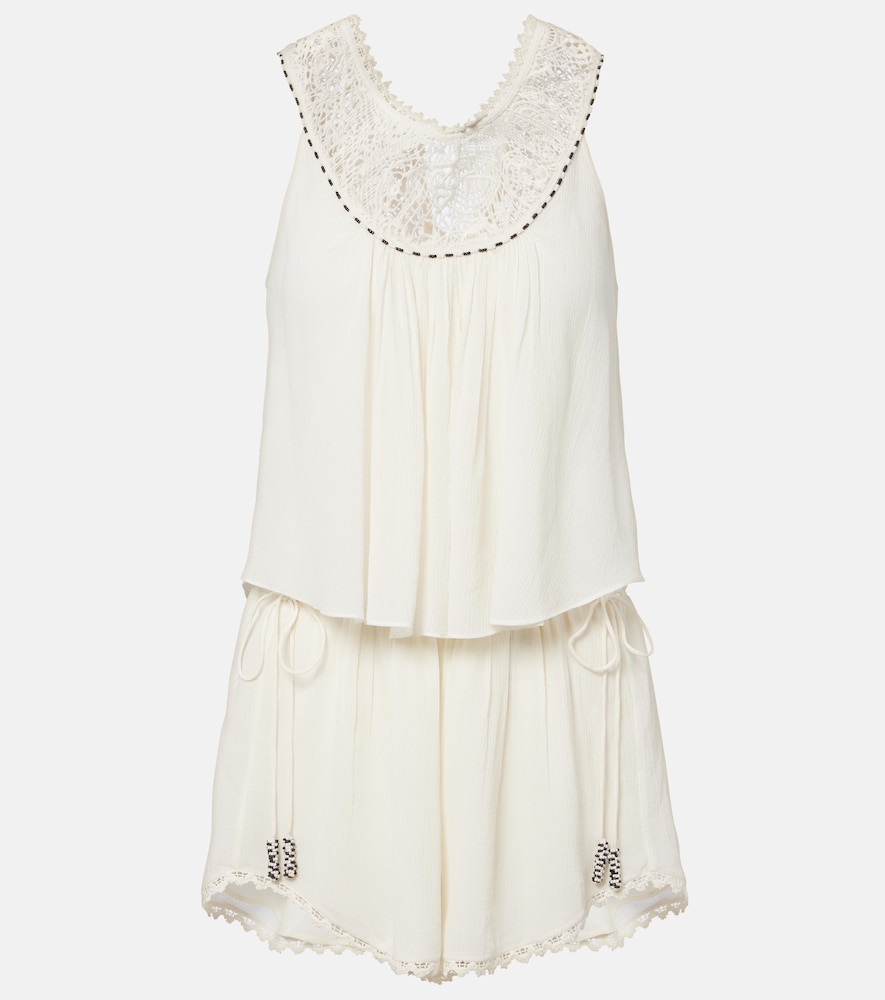 Isabel Marant Nilany beaded silk romper