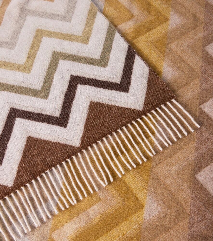 Missoni Watamu fringed wool-blend throw